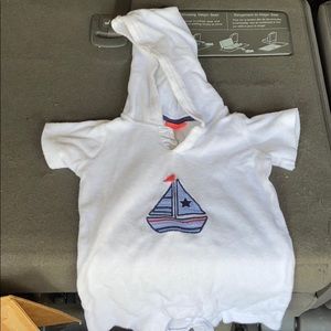 Sunuva brand towel one piece romper